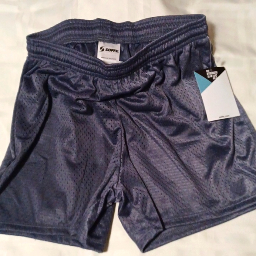 NWT Soffe, Womans grey mesh jogger shorts. SZ. XS.